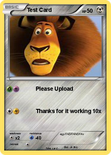 Pokemon Test Card