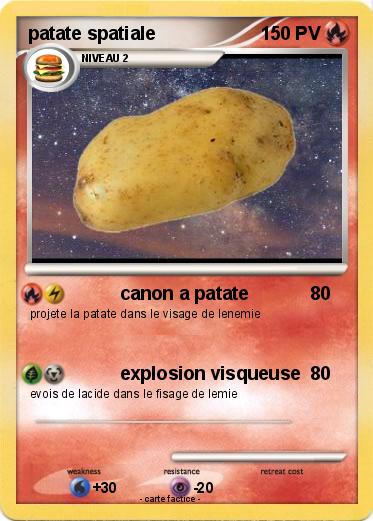 Pokemon patate spatiale
