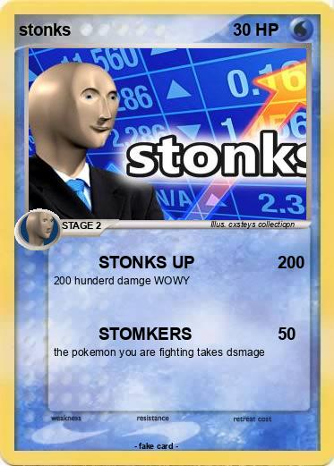 Pokemon stonks