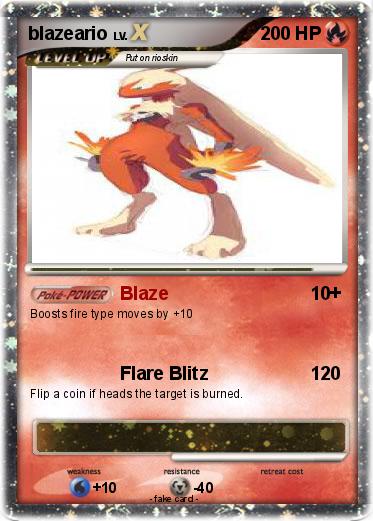 Pokemon blazeario
