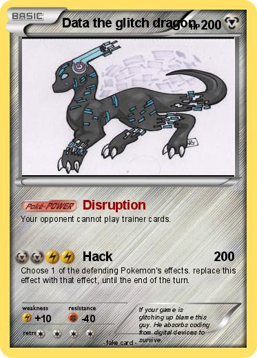 Pokemon Data the glitch dragon