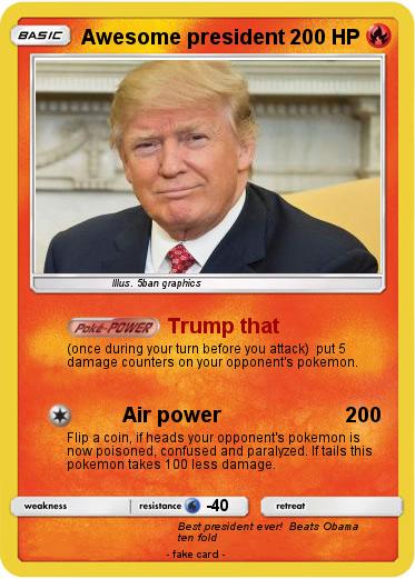 Pokemon Awesome president