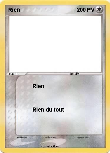 Pokemon Rien