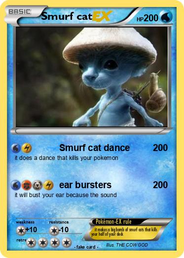Pokemon Smurf cat