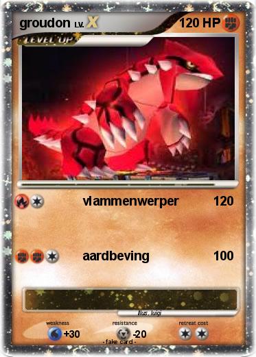 Pokemon groudon