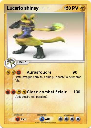 Pokemon Lucario shiney