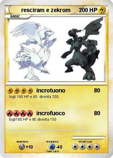 Pokemon resciram e zekrom