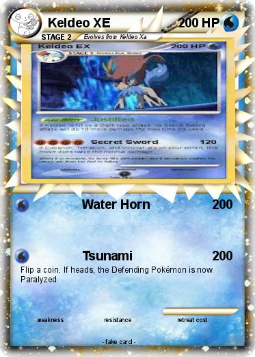 Pokemon Keldeo XE
