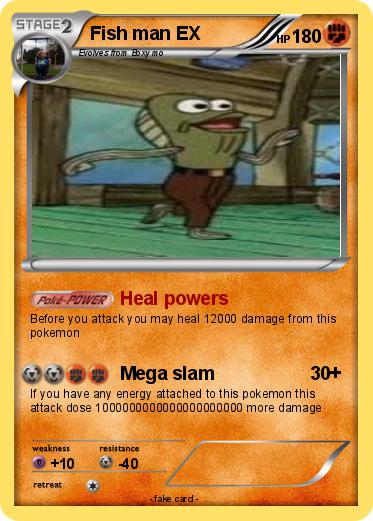 Pokemon Fish man EX
