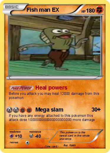 Pokemon Fish man EX