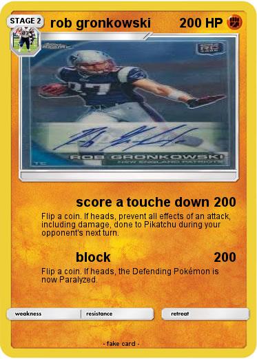 Pokemon rob gronkowski