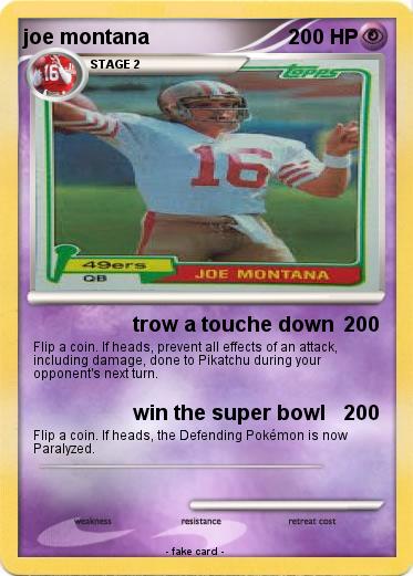 Pokemon joe montana