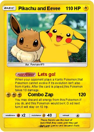 Pokemon Pikachu and Eevee