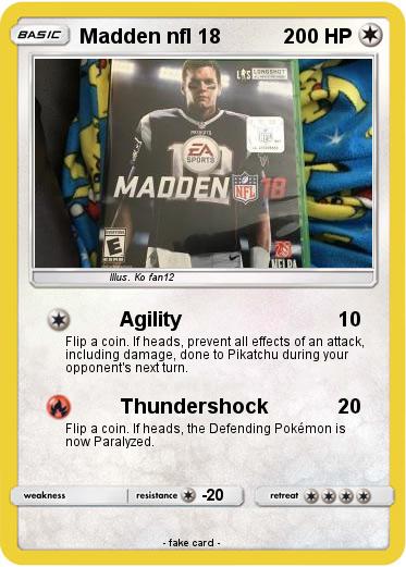 Pokemon Madden nfl 18