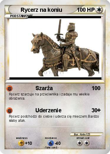 Pokemon Rycerz na koniu
