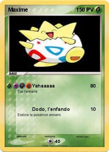 Pokemon Maxime