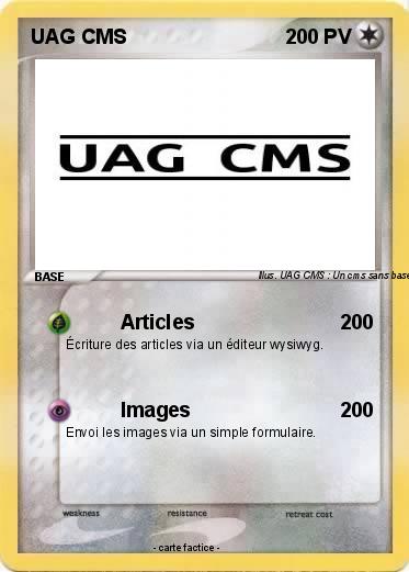 Pokemon UAG CMS