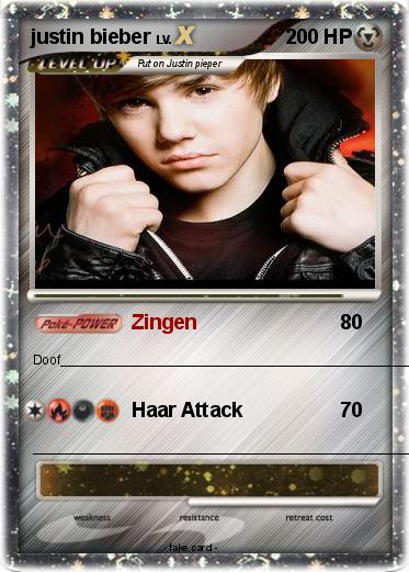 Pokemon justin bieber