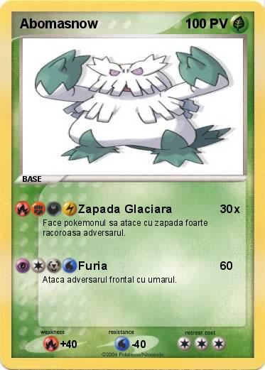 Pokemon Abomasnow