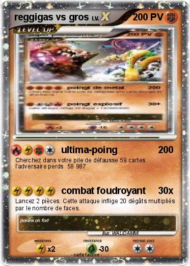 Pokemon reggigas vs gros