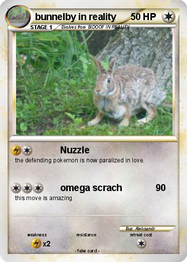 Pokemon bunnelby in reality