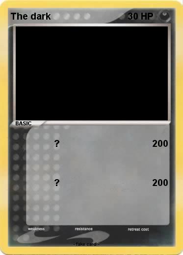 Pokemon The dark