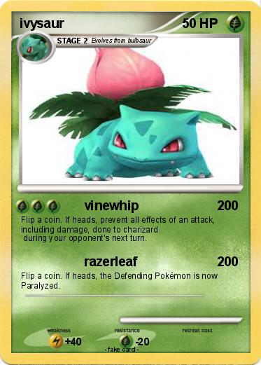 Pokemon ivysaur