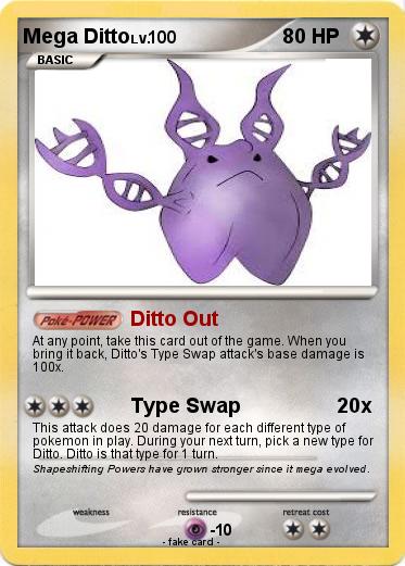 Pokemon Mega Ditto