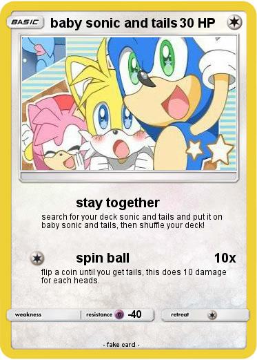Pokemon baby sonic and tails