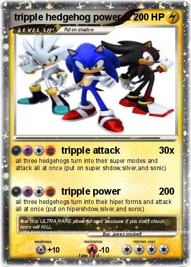 Pokemon tripple hedgehog power