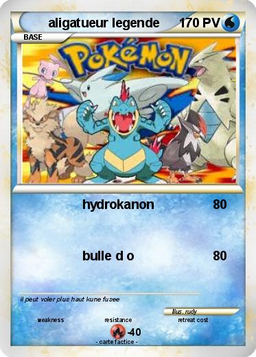 Pokemon aligatueur legende
