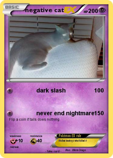 Pokemon negative cat