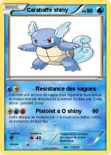 Pokemon Carabaffe shiny