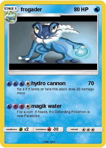 Pokemon frogader