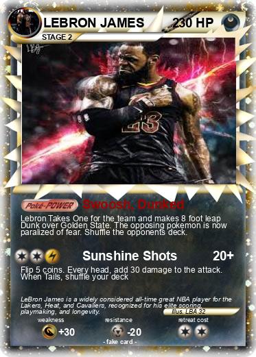 Pokemon LEBRON JAMES        2
