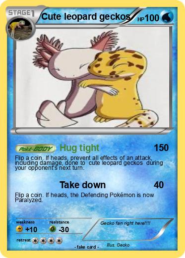Pokemon Cute leopard geckos