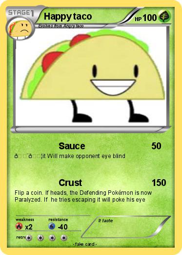 Pokemon Happy taco