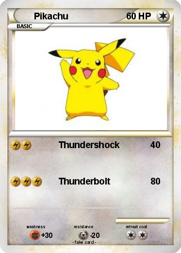 Pokemon Pikachu