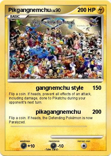 Pokemon Pikgangnemchu