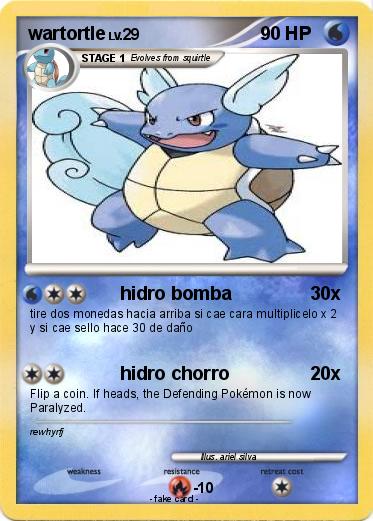 Pokemon wartortle