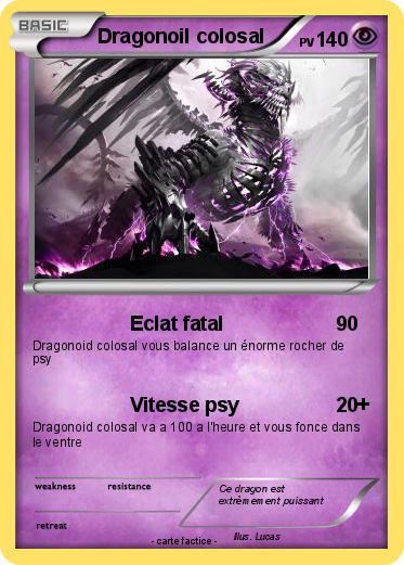 Pokemon Dragonoil colosal