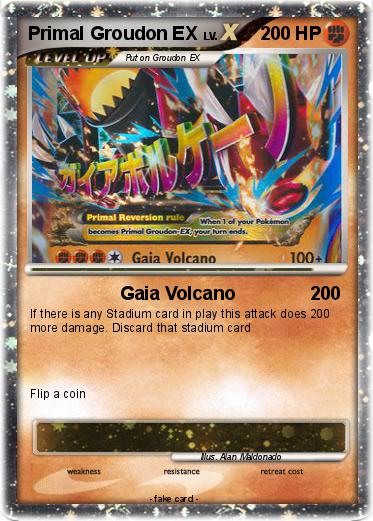 Pokemon Primal Groudon EX