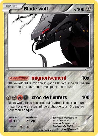 Pokemon Blade-wolf