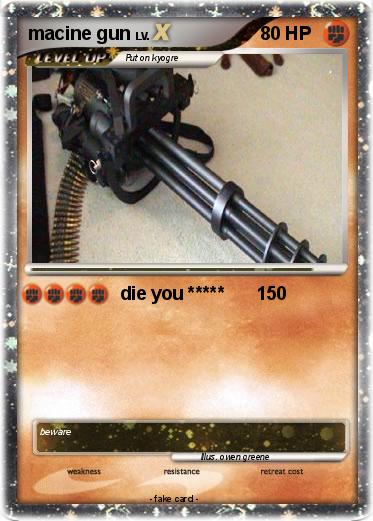 Pokemon macine gun