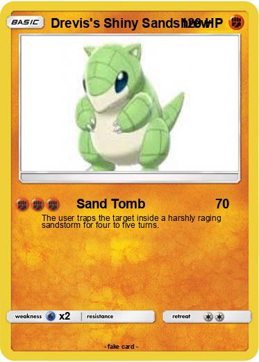 Pokemon Drevis's Shiny Sandshrew
