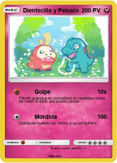 Pokemon Dientecilla y Pelusin
