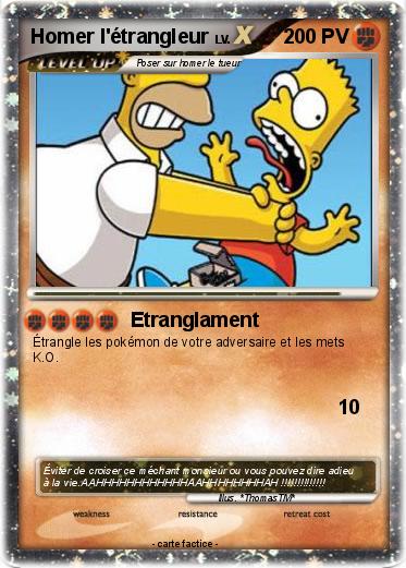 Pokemon Homer l'étrangleur