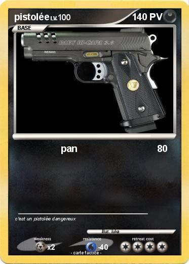Pokemon pistolée