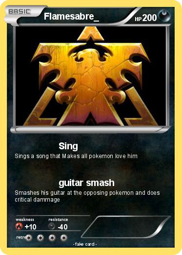 Pokemon Flamesabre_