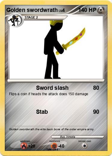 Pokemon Golden swordwrath